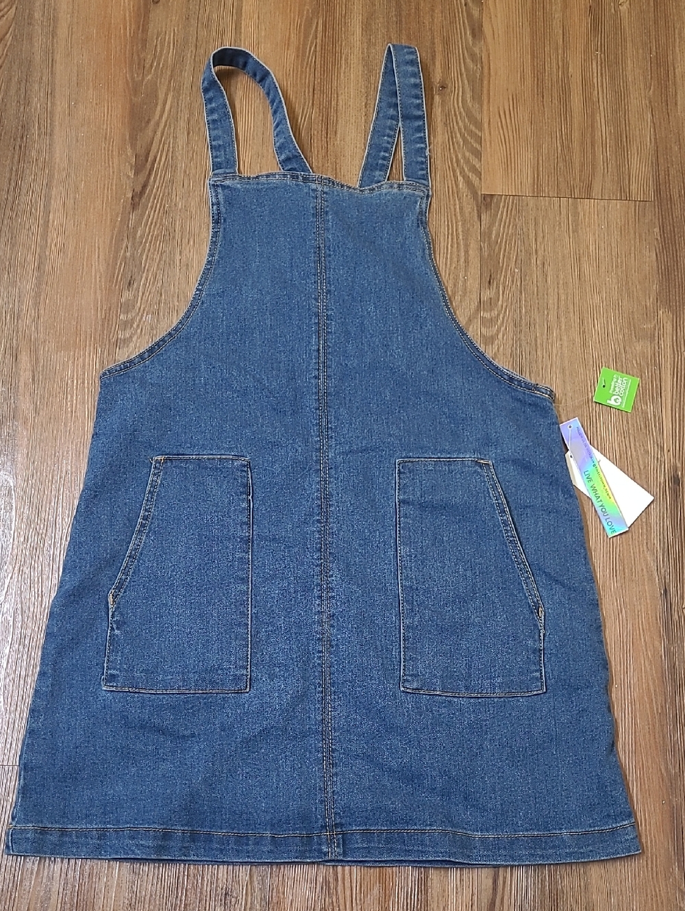 Tinseltown‎ Dark Blue Denim Overall Dress for Kids